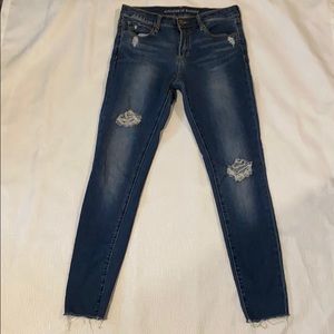 Articles of Society distressed stretch jeans